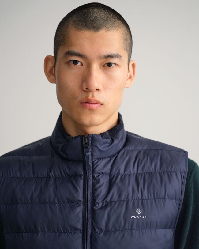 Mixed Media licht gevoerde bodywarmer