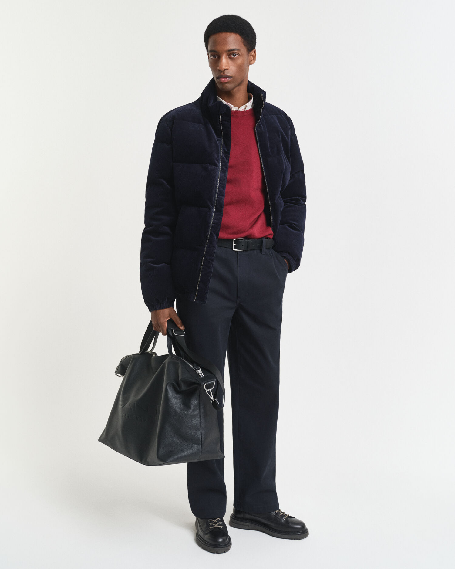 Trui met ronde hals van buitengewoon zachte lamswol