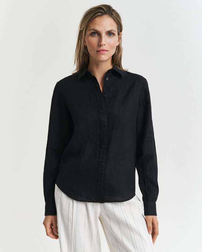 Regular Fit linnen overhemd