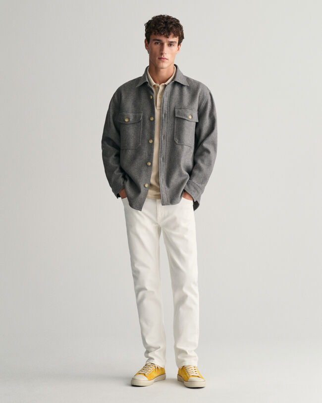 Sunfaded piqu&eacute; poloshirt