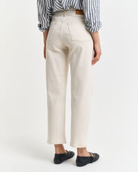 Straight Leg ecru jeans