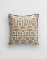 Monogram wollen kussenhoes