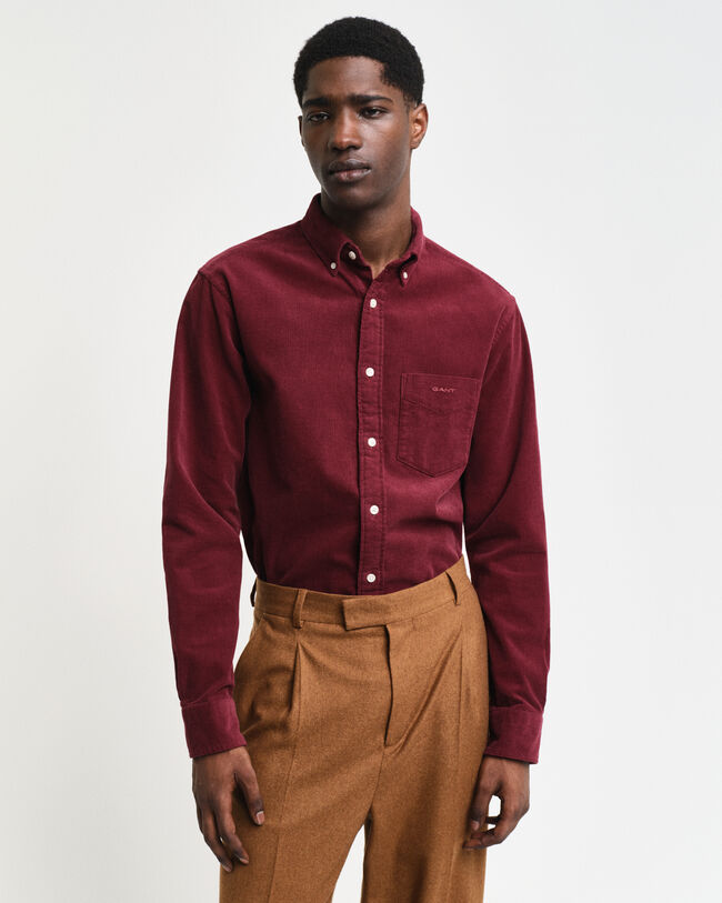Regular Fit corduroy overhemd