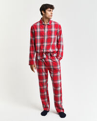 Flanellen pyjamaset shirt & broek in cadeauverpakking