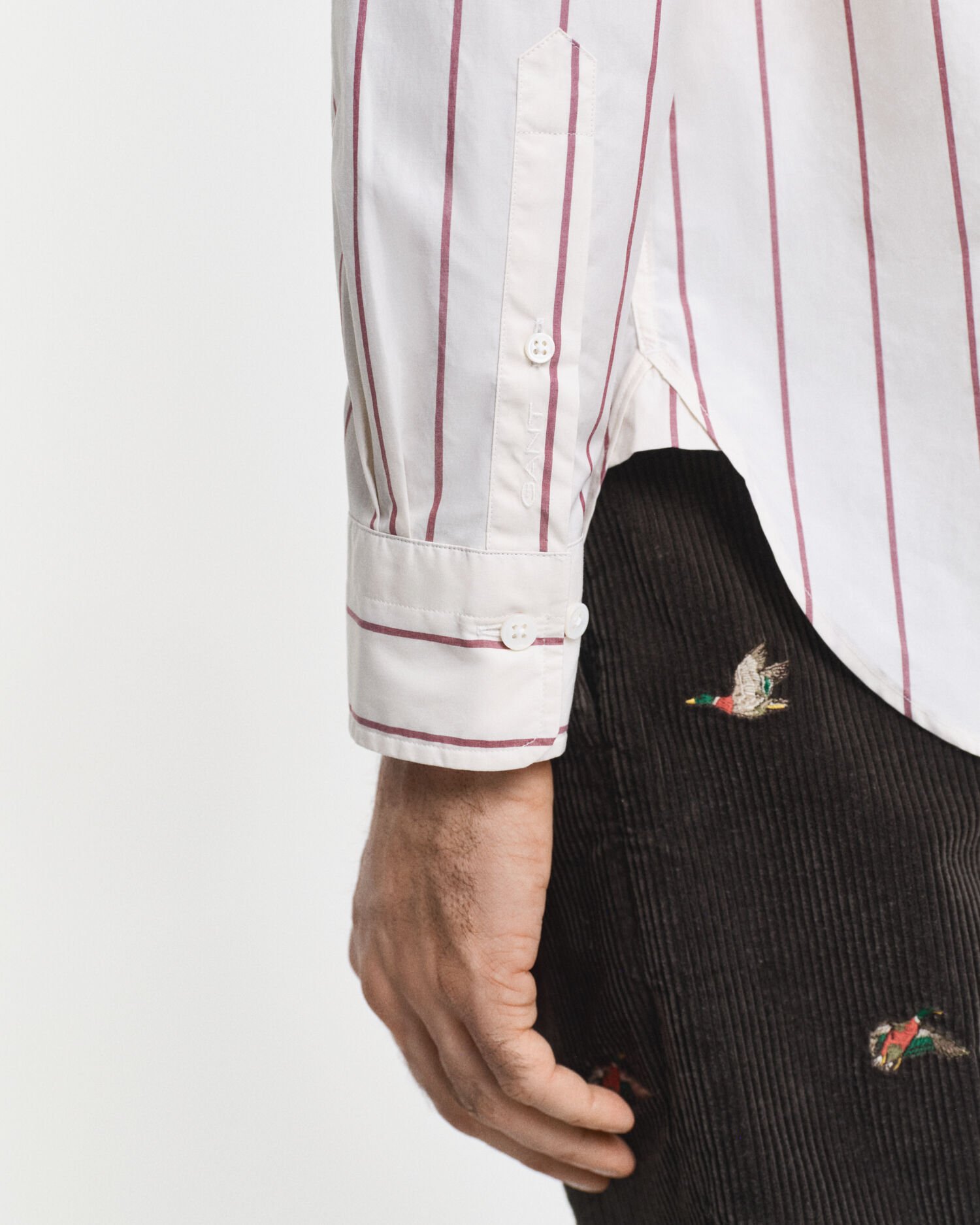 Relaxed Fit Striped Heritage Poplin overhemd