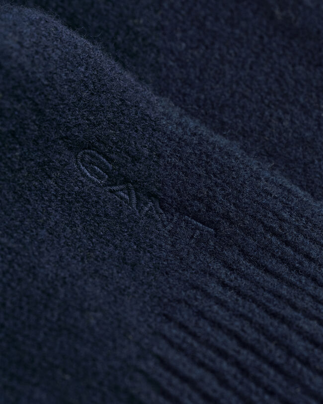 Gebreide wollen sjaal