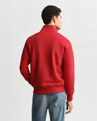 Graphic sweatshirt met korte rits