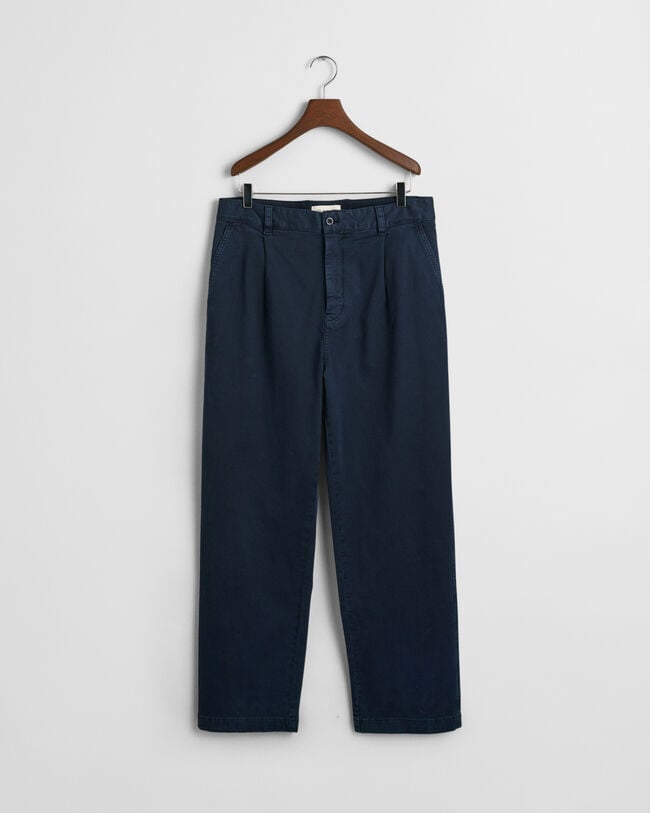 Relaxed Fit chino van katoenkeper