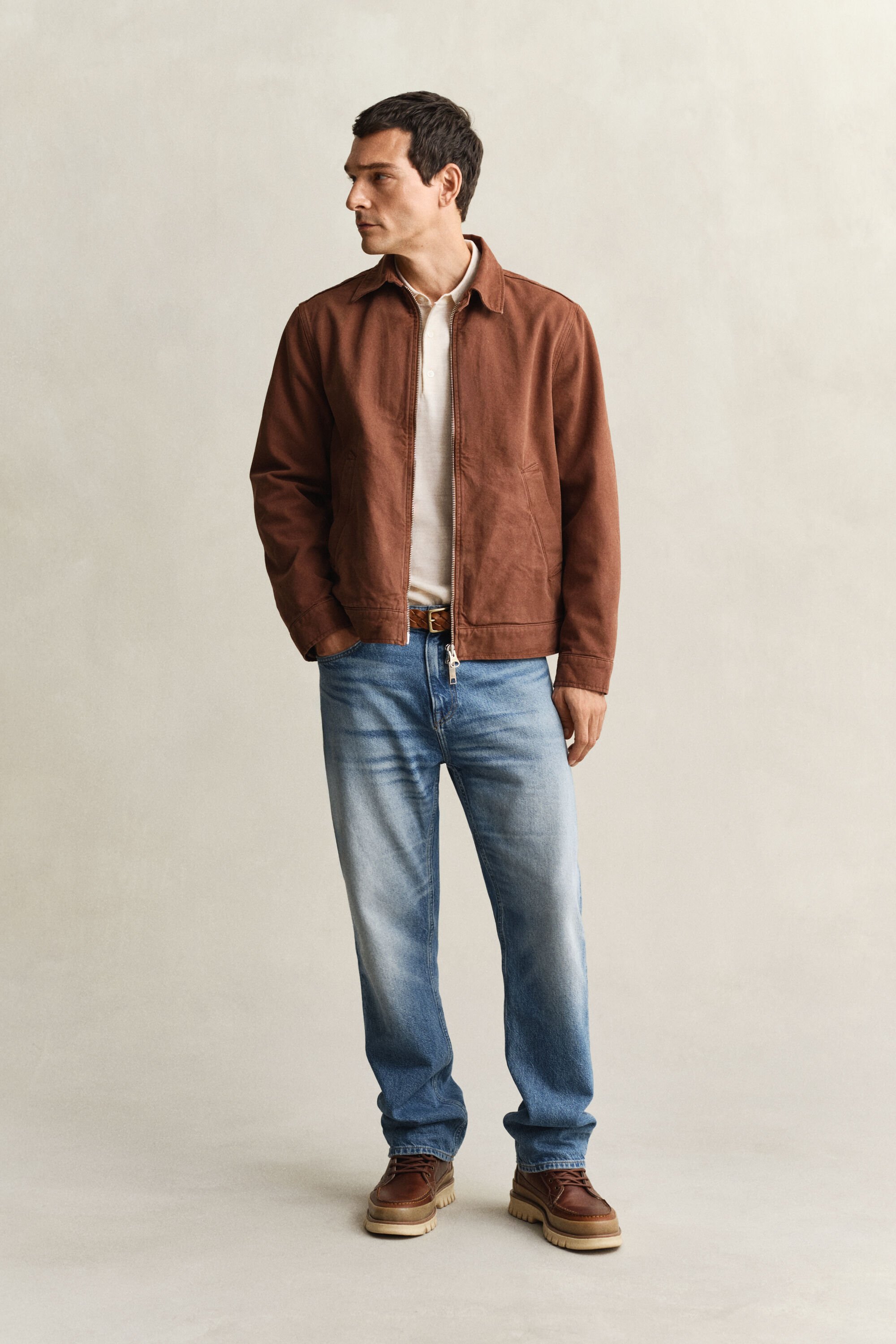 Polotrui met korte mouwen van extra fijne merinoswol