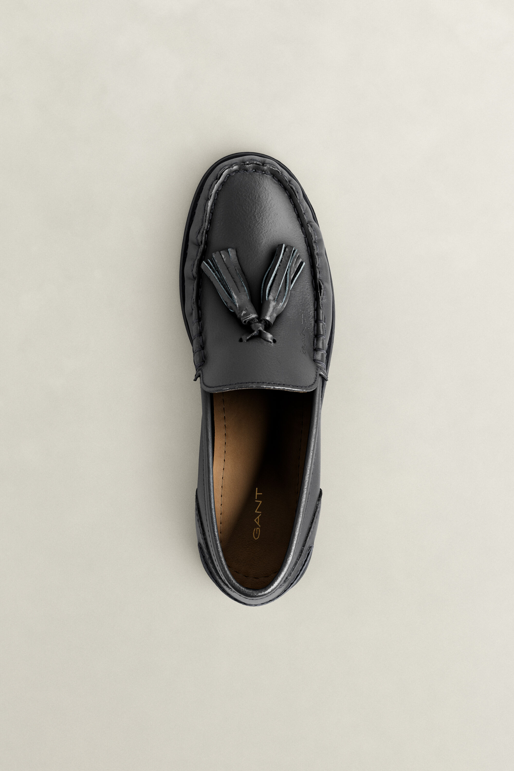 Gracelyn leren loafers