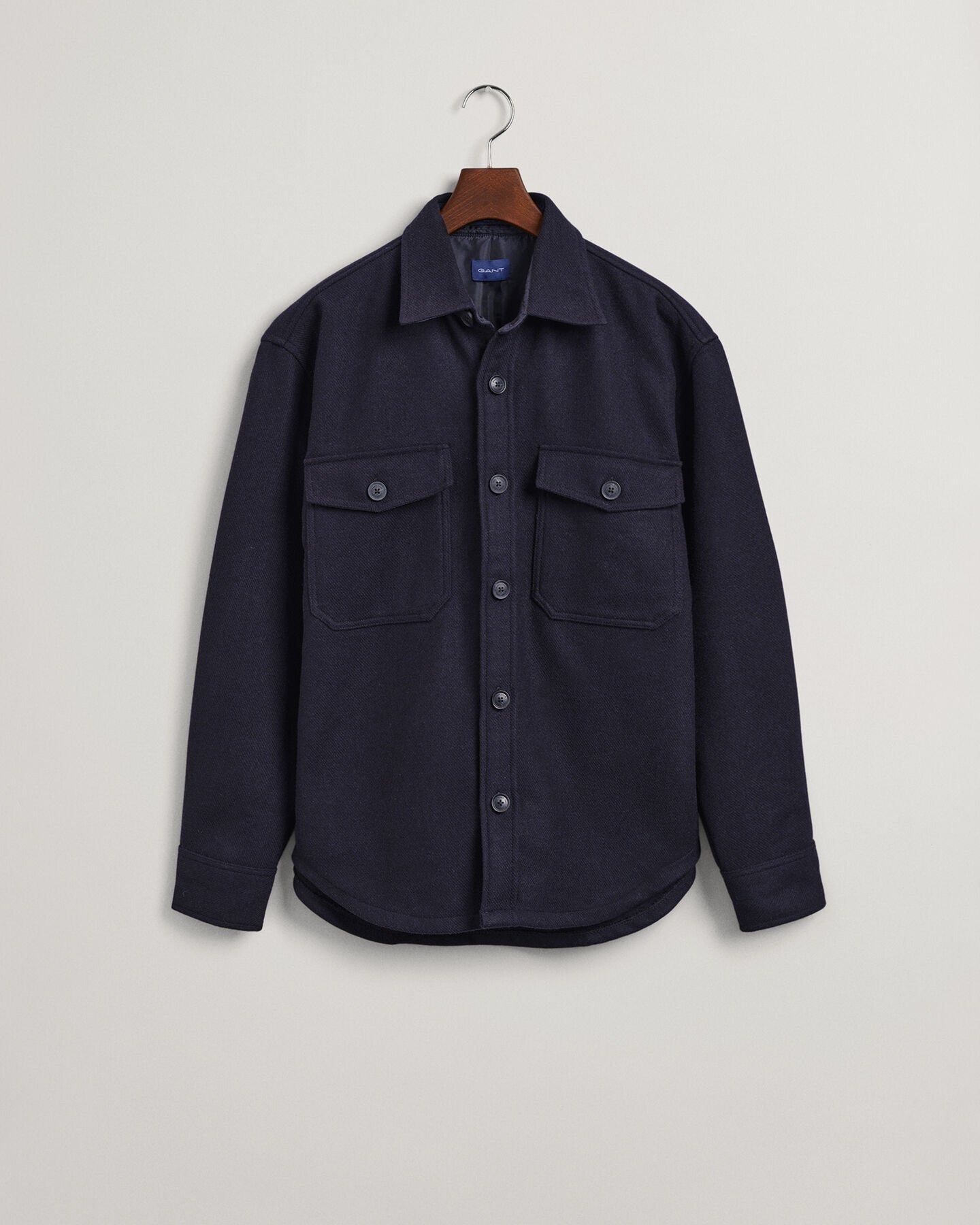 Overshirt van wolmix