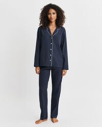 Cadeauset met satijnen pyjama met streepje