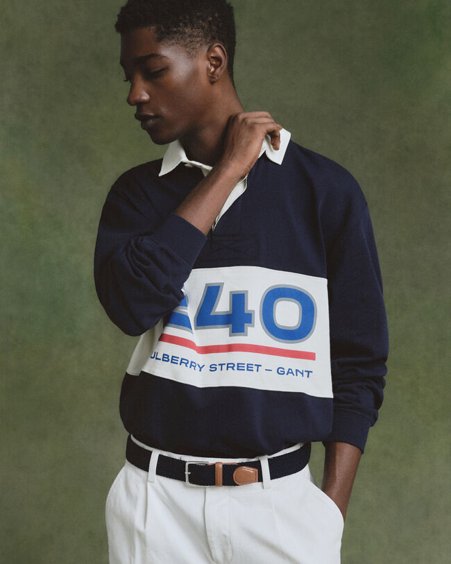 Graphic geblokte Heavy Rugger