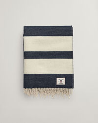 Wollen sprei met strepen