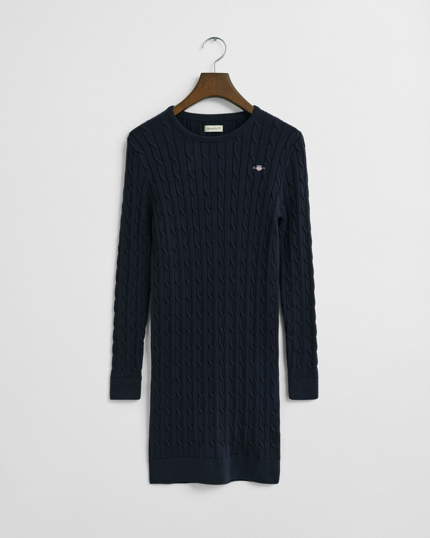 Teen Girls kabelgebreide jurk van stretchkatoen