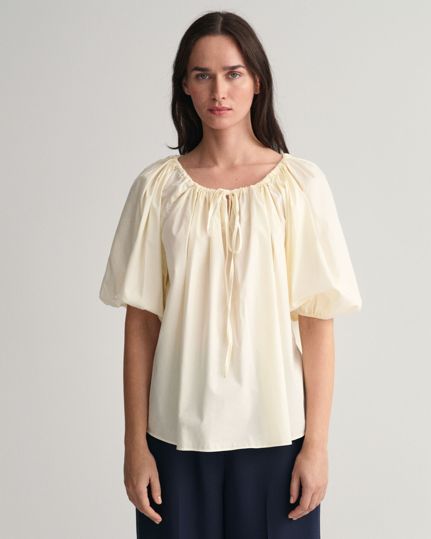 Blouse met plooien