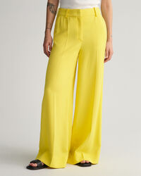 Fluid broek met wijde pijpen