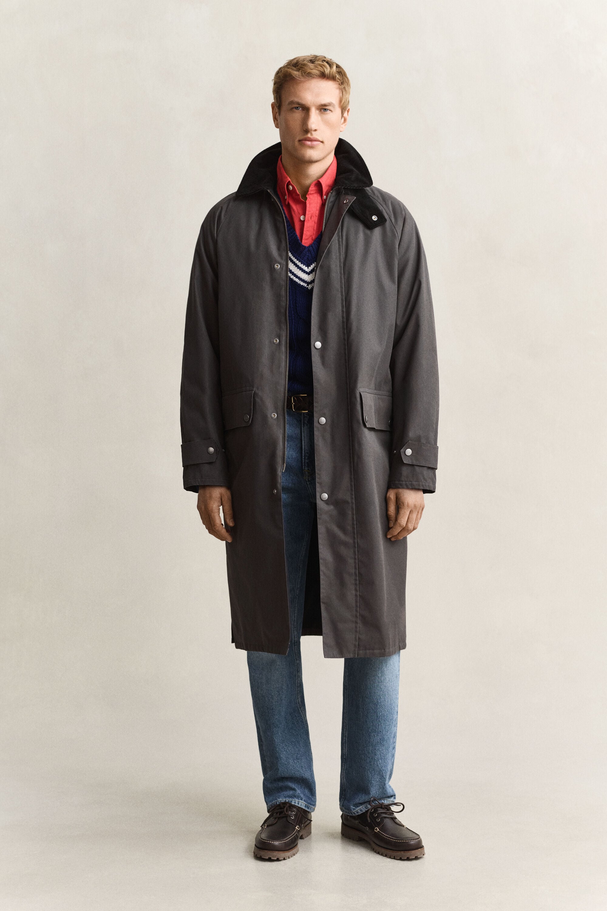 Gewaxte outdoorjas
