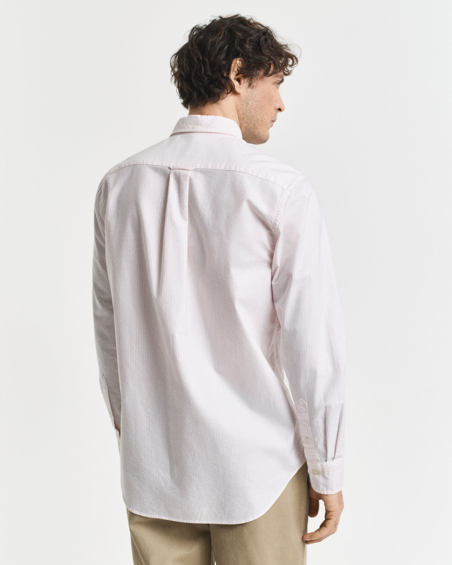 Regular Fit klassiek Oxford-overhemd met Bankerstreep