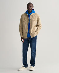 Speciaal geverfd Twill overshirt