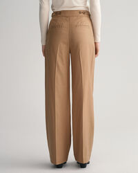 Broek met hoge taille en rechte pijp