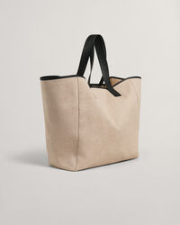 Oversized canvas draagtas