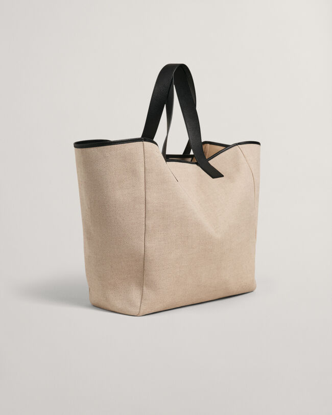 Oversized canvas draagtas