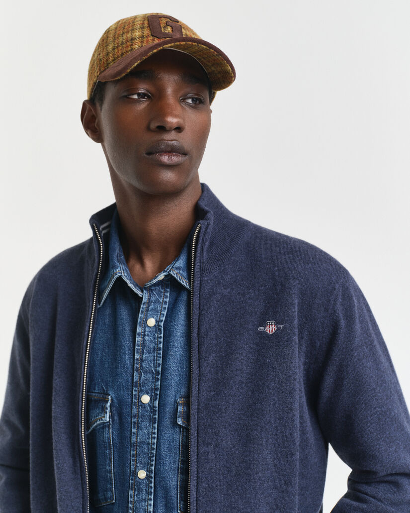 Vest met ritssluiting van buitengewoon zachte lamswol