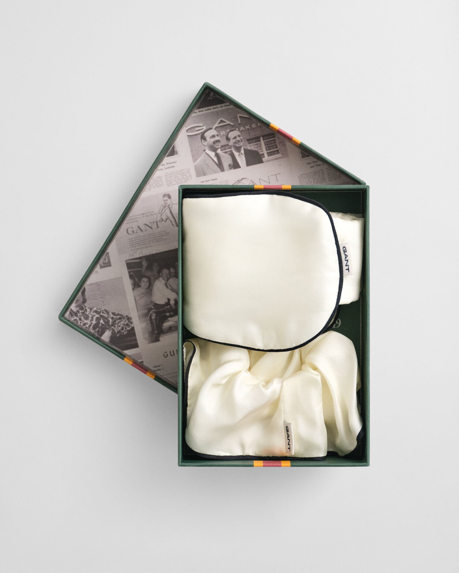 Zijden slaapmasker & scrunchie in geschenkverpakking