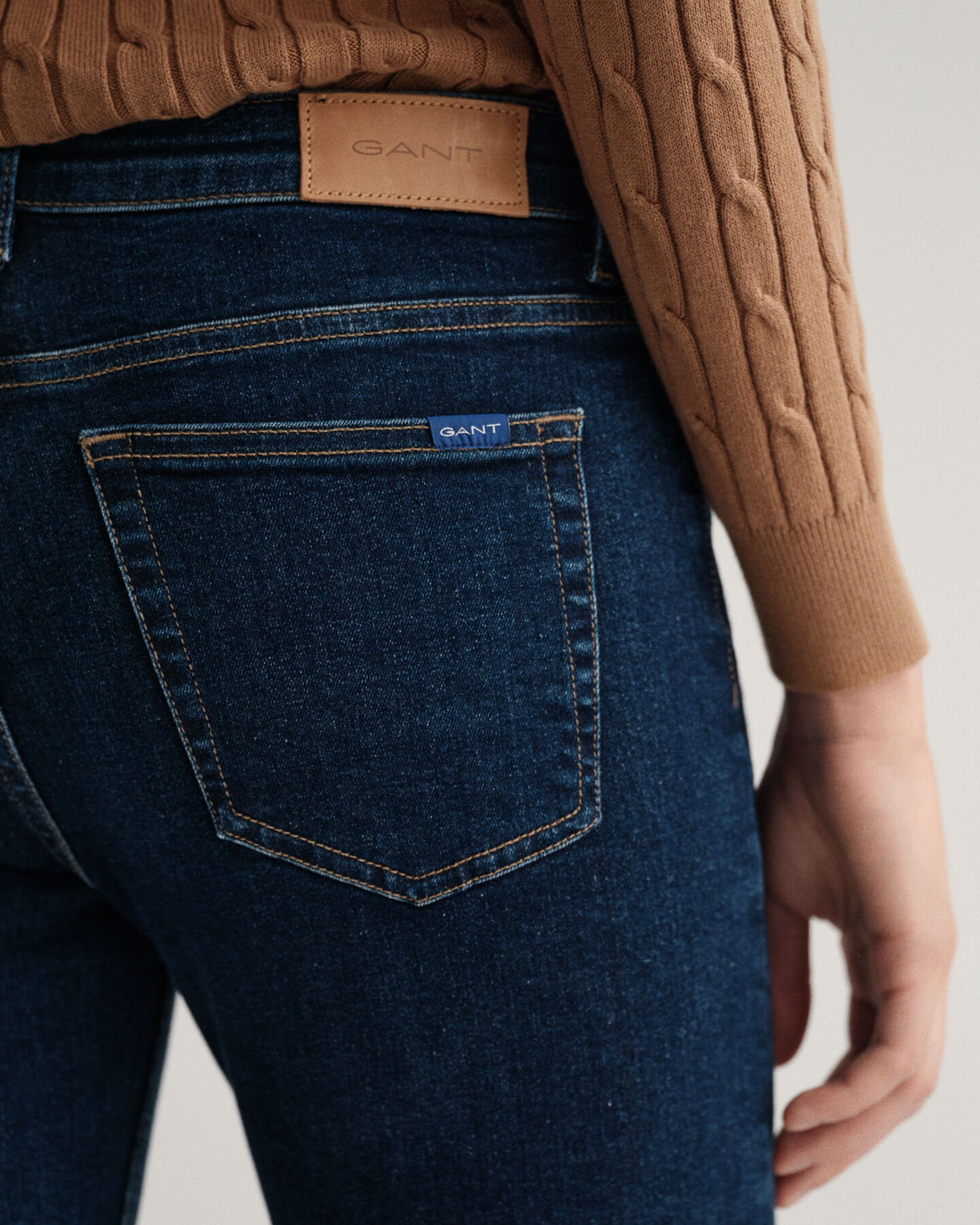 Farla Slim Fit cropped jeans