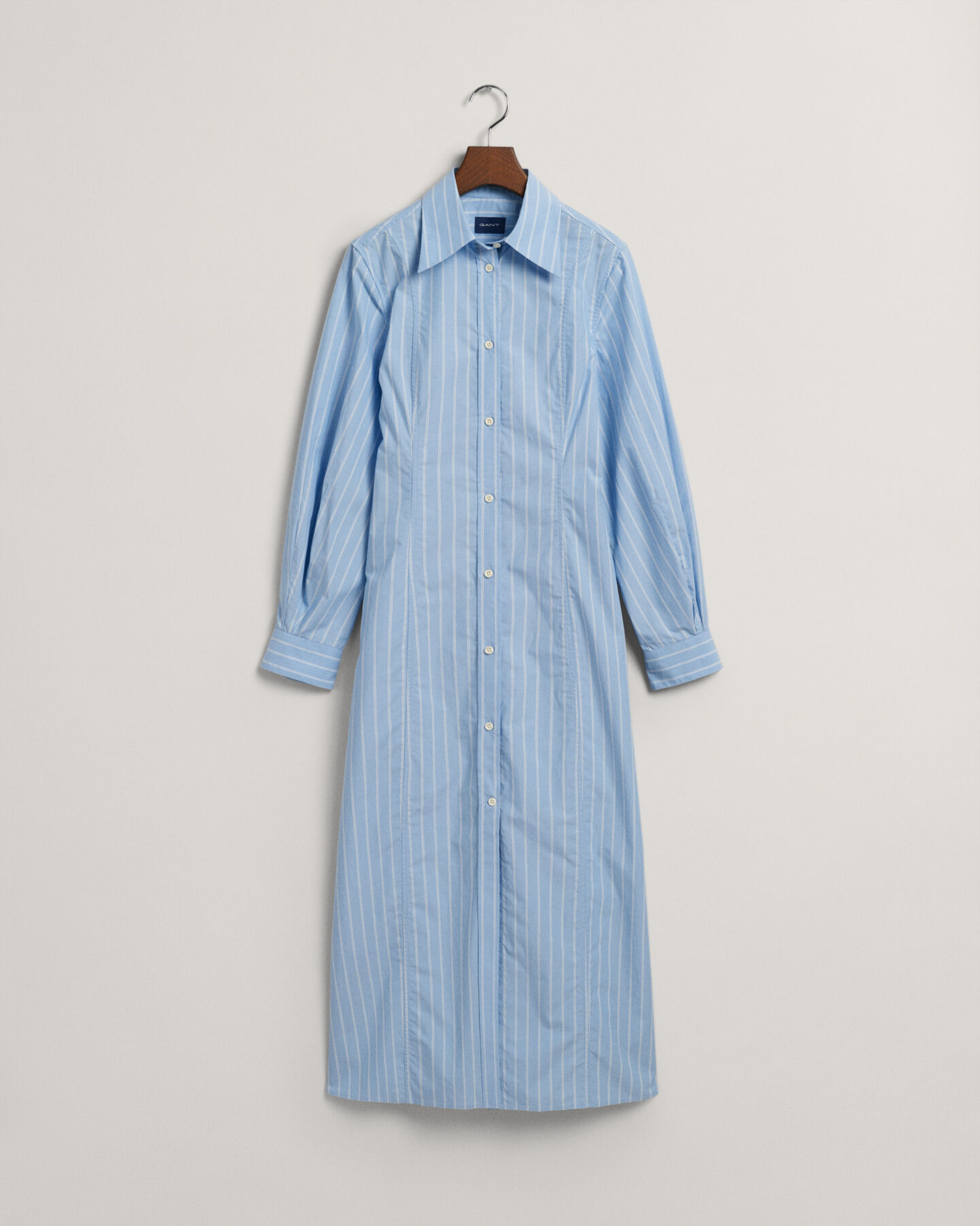 Halflange overhemdjurk met strepen