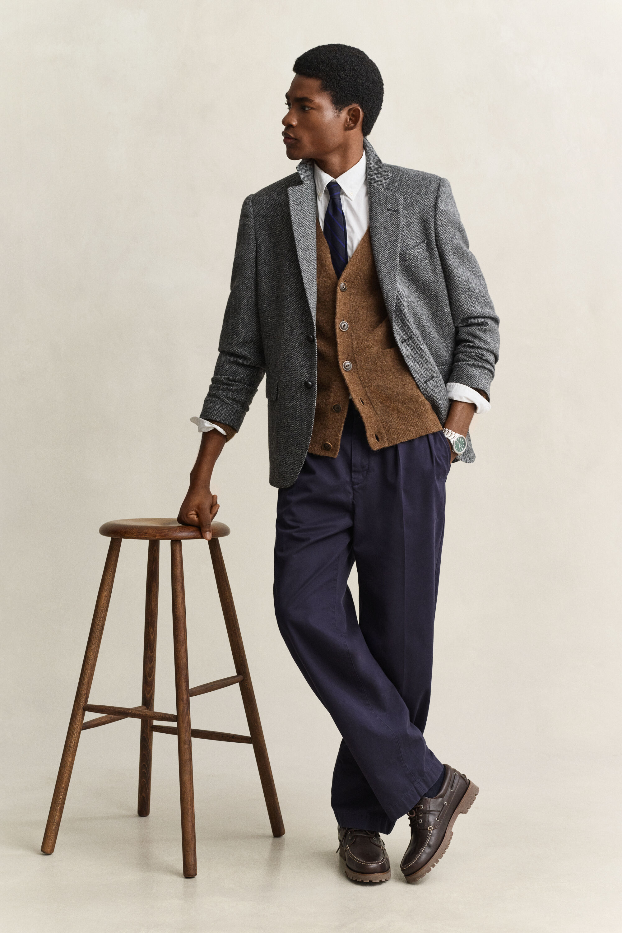 Gant x Yale tweed blazer