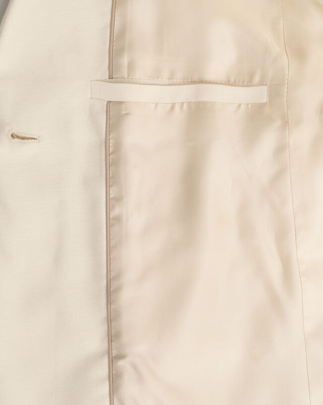 Regular Fit Fluid blazer met ceintuur