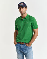 Regular Fit Shield piqué poloshirt