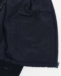 Omkeerbaar fleece vest met rits