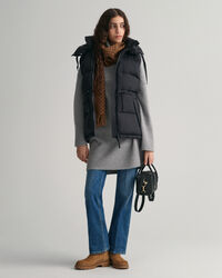 Middellange donsbodywarmer