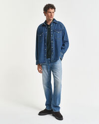 Regular Fit Shield piqué poloshirt