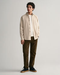 Regular Fit flanellen overhemd met visgraatmotief