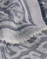 G Patterned lichtgewicht wollen sjaal