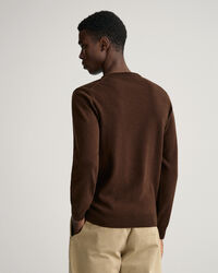 Trui met ronde hals van buitengewoon zachte lamswol