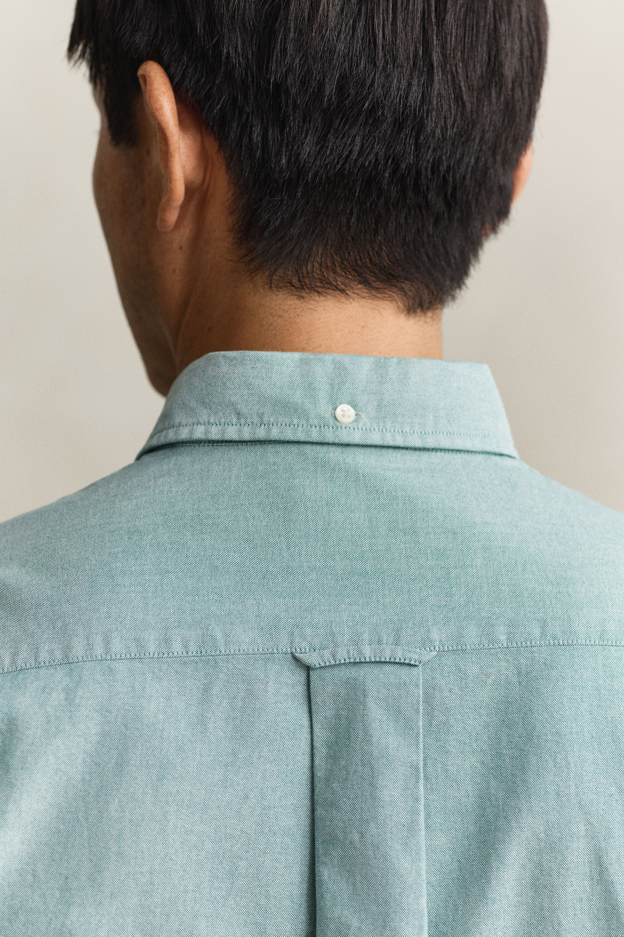 Klassiek Oxford-overoverhemd met korte mouwen