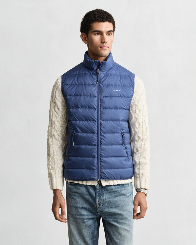 Lichte donsbodywarmer