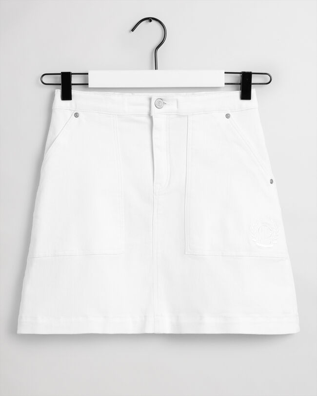 Teen Girls rok van keperstof met opzetzak