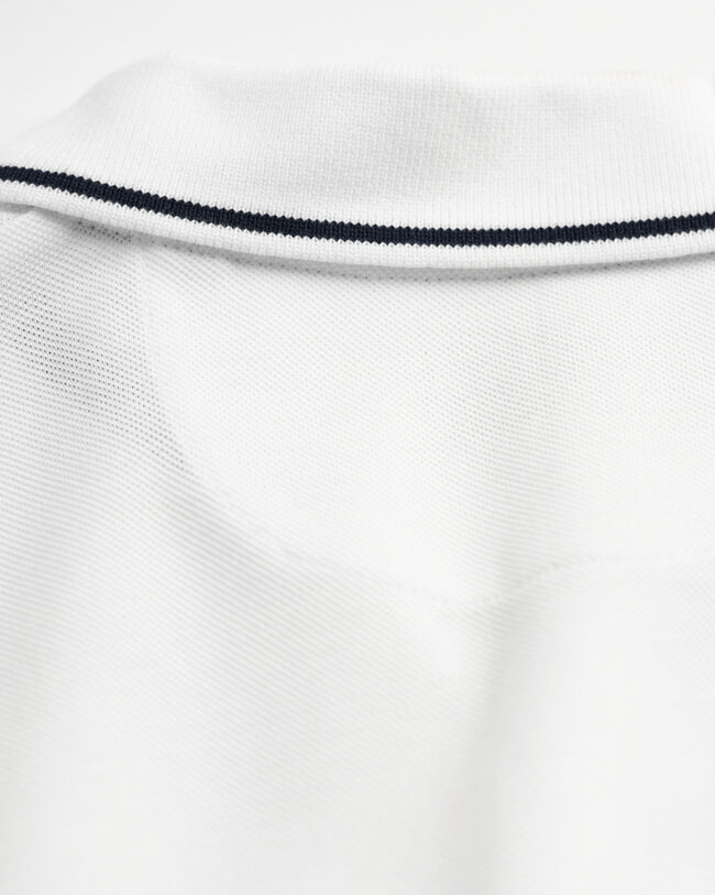 Piqué poloshirt met randdetails