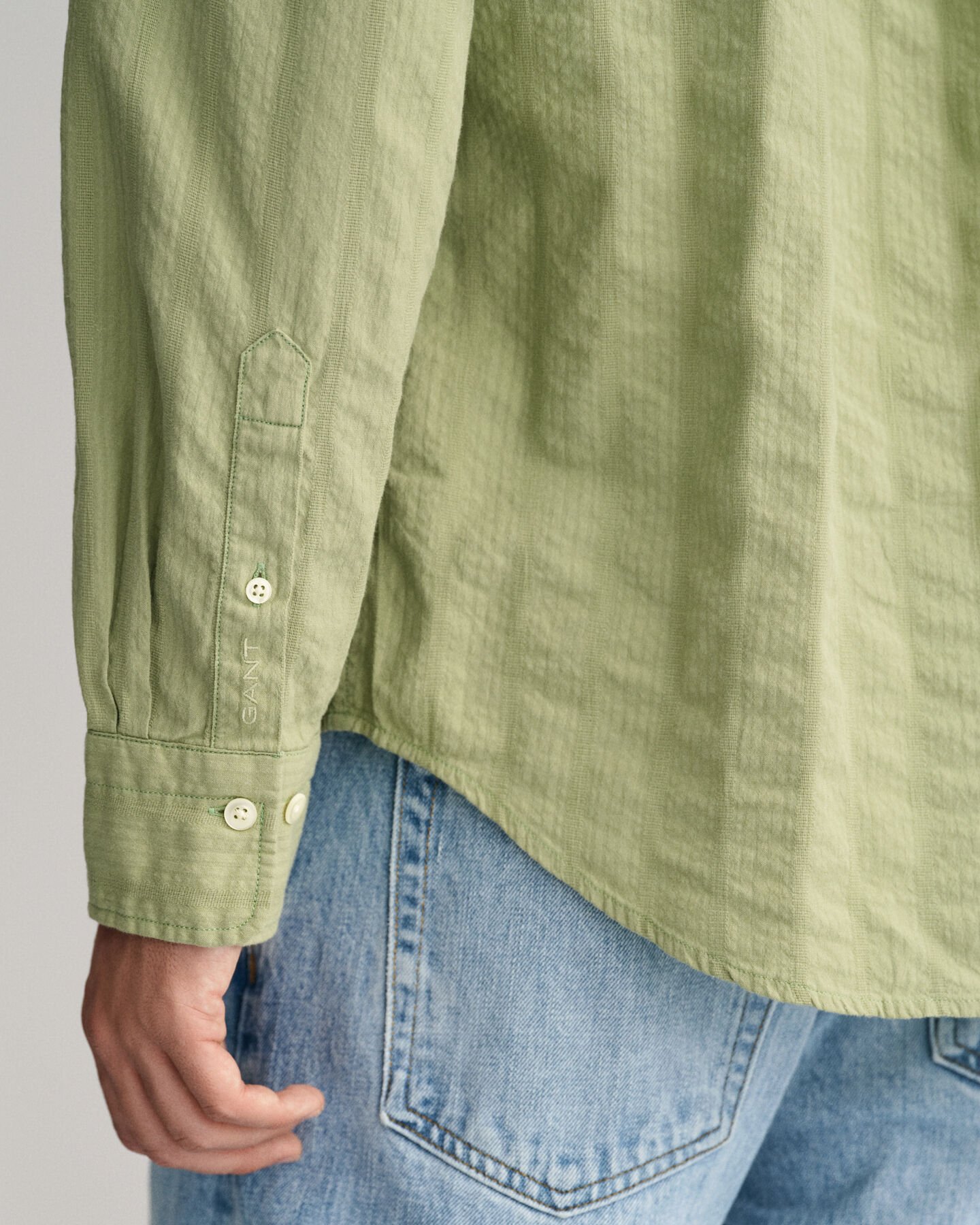 Relaxed Fit Dobby Striped overhemd