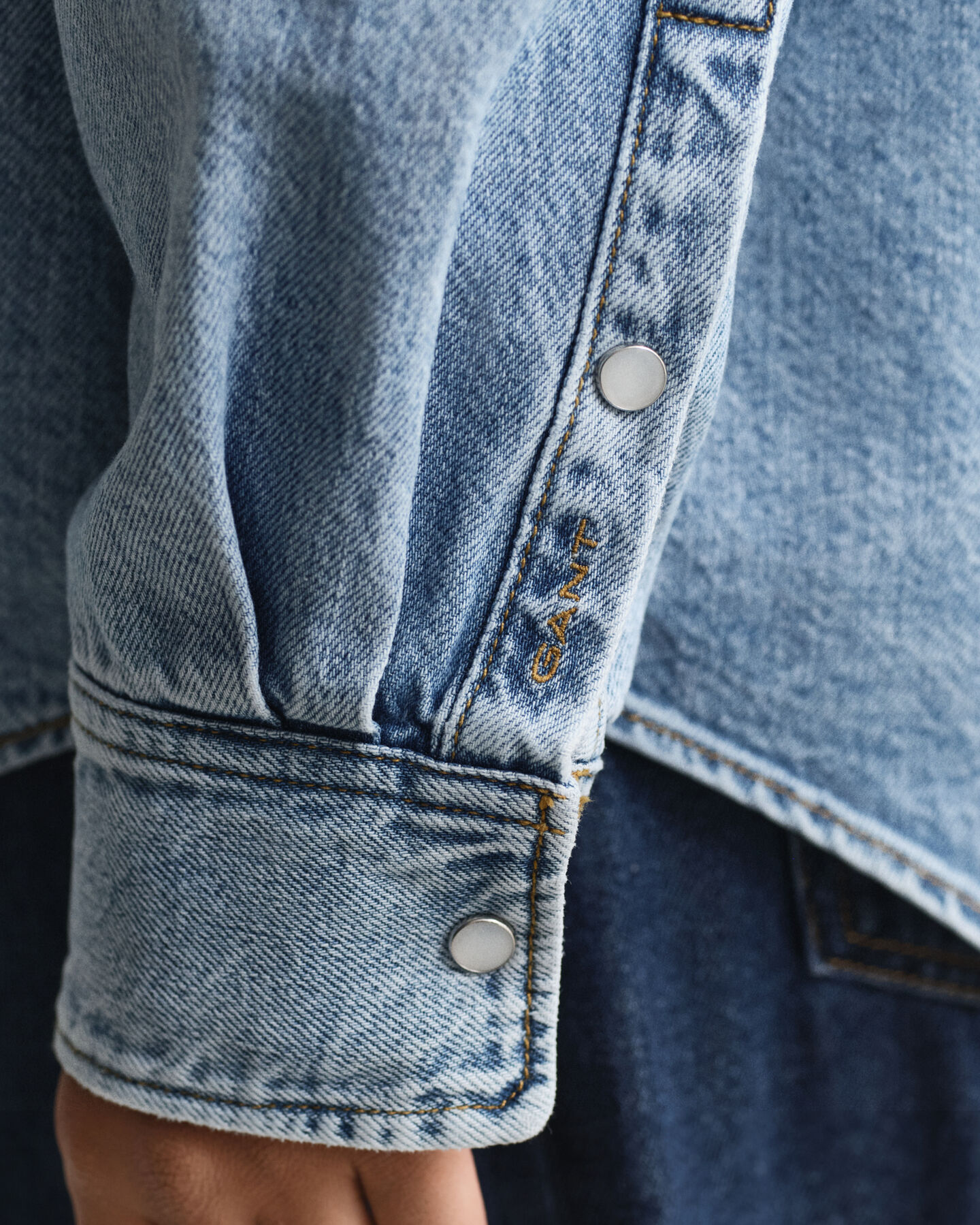 Relaxed Fit denim overhemd