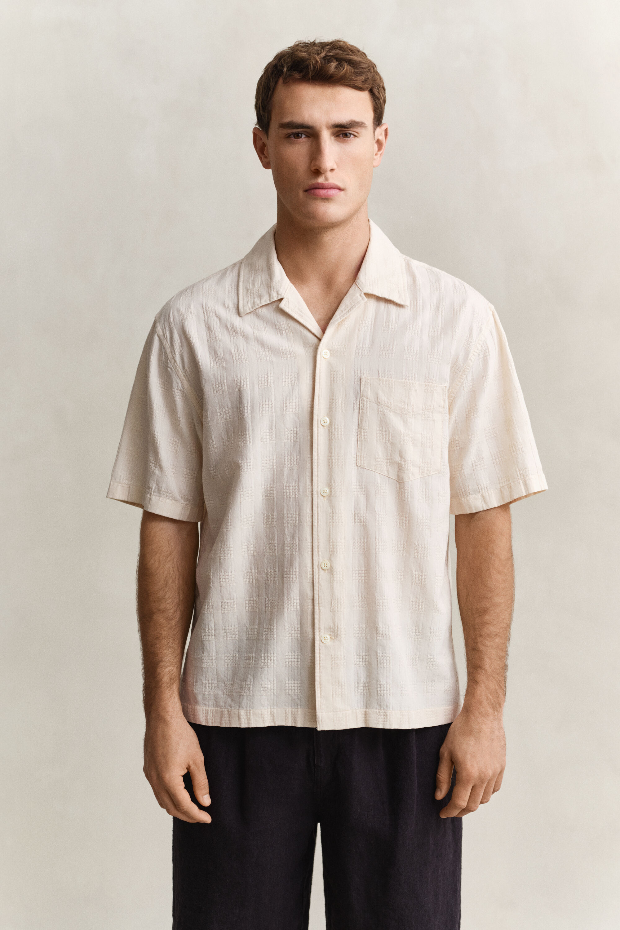 Geruit overoverhemd