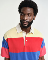 Heavy Rugger met korte mouwen en strepen