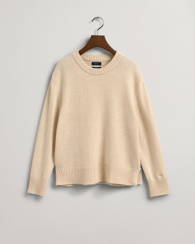 Sweater met ronde hals van kasjmier
