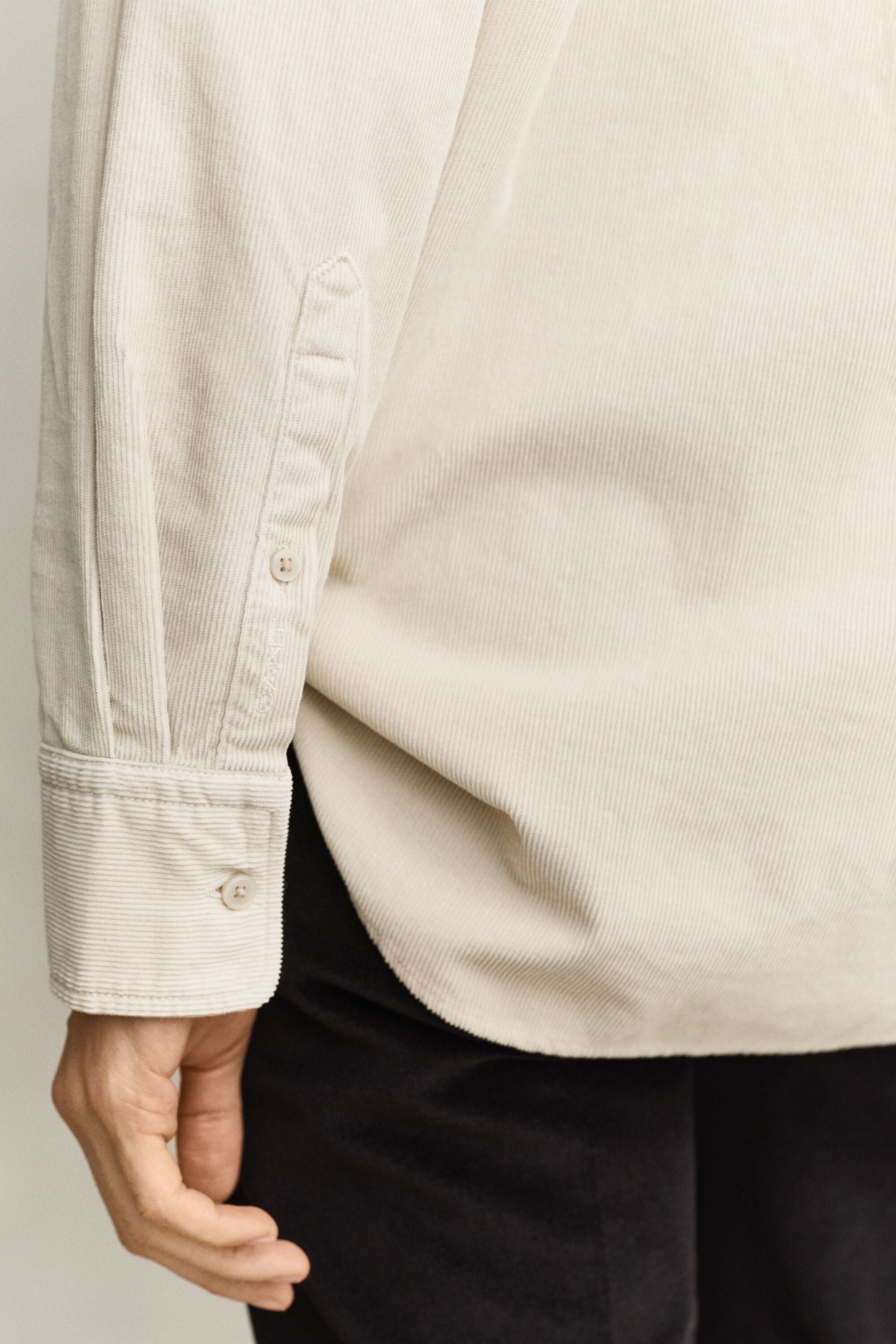 Relaxed corduroy overhemd